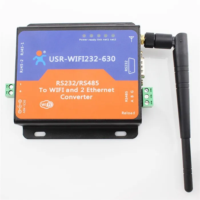 USR WIFI 232 630 серия Rs Rs485 к и Ethernet серверный конвертер 2 порта TCP/IP Q13433|rs 232|rs wifirs ethernet |