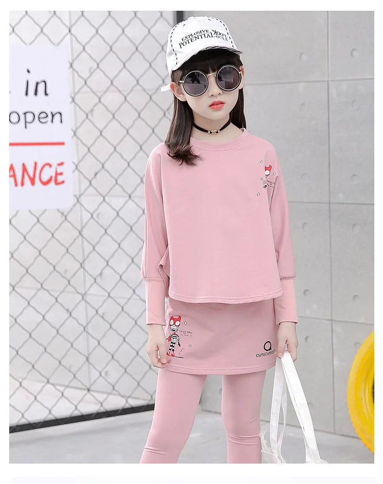 2017 Baby Clothing Set Autumn Baby Girls Clothes Long Sleeve T-Shirt+Pants 2Pcs Suits Cartoon Children Spring Solid 6-15T O-Neck HTB14bSVSFXXXXapXXXXq6xXFXXXU - 2017 Baby Clothing Set Autumn Baby Girls Clothes Long Sleeve T-Shirt+Pants 2Pcs Suits Cartoon Children Spring Solid 6-15T O-Neck