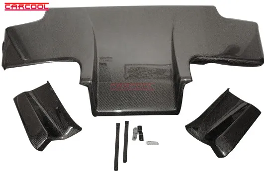 

Car Styling CF Rear Diffuser Type-A with Metal Fitting Accessories 3pcs Bodykit For Carbon Fiber 1989-1994 Skyline R32 GTR TS