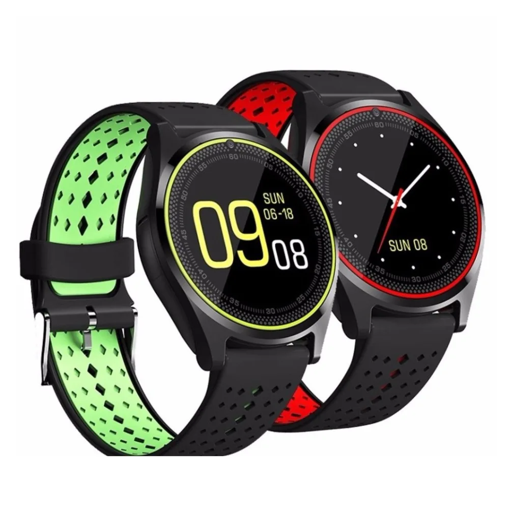 

696 Bluetooth Smart Watch V9 Sports Watch Pedometer With SIM TF Smartwatch For Android Smartphone Russia PK DZ09 GT08 A1