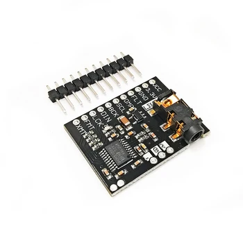 

free shipping ! 3.5mm Stereo/Plug-in Audio Module/PCM5102A Module DAC Sound Card Board / pHAT PCM5102A