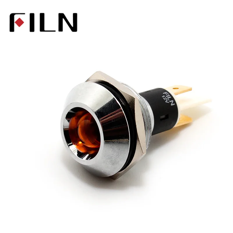 220v indicator light FILN 6v 24v 110v 220v 36v 48v red yellow blue green white led metal signal lamp with terminal 22mm metal indicator light led waterproof metal signal lamp with wire 3v 6v 12v 24v 110v 220v red yellow blue green white