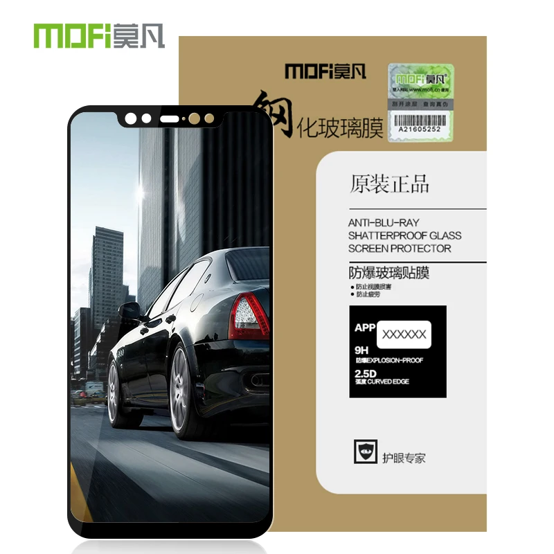 MOFI для Xiaomi Mi 8 закаленное стекло Mi8 защита экрана полное покрытие Защитная пленка