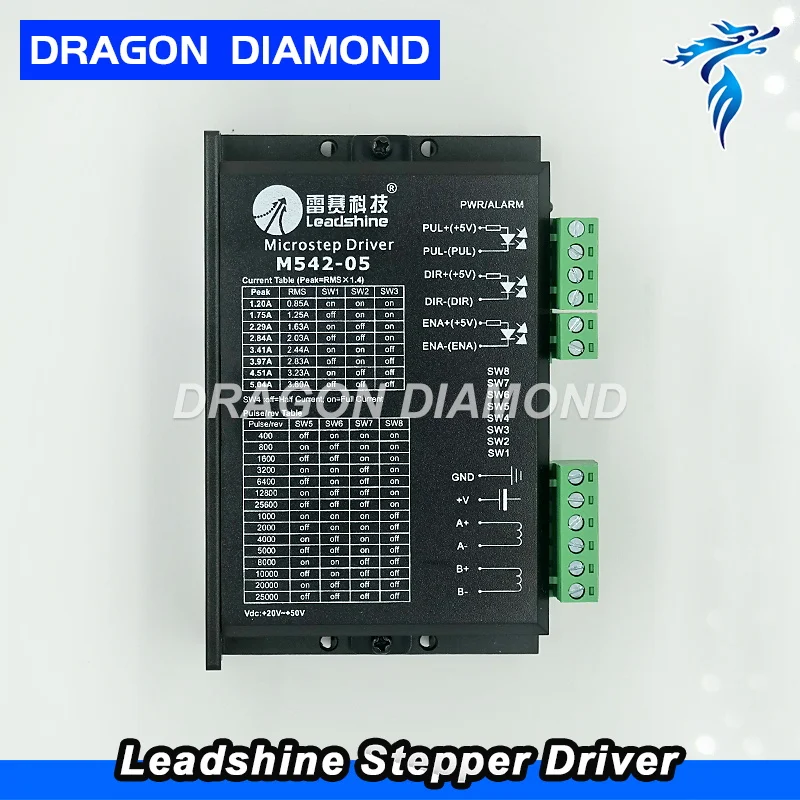 Leadshine M542-05-phase привода параметр работы 50 VDC 1.0A к 4.2A для продуктов, связанных 42/57 двигателя