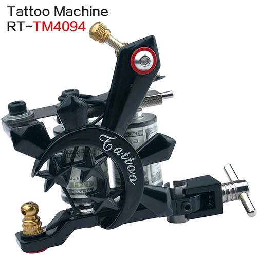 Tattoo Coil Machine Rotary Tattoo Gun for Liner Shading Colors Shader For Beginner Tattooist Body Artist Tool Black tattooing - Color: Green