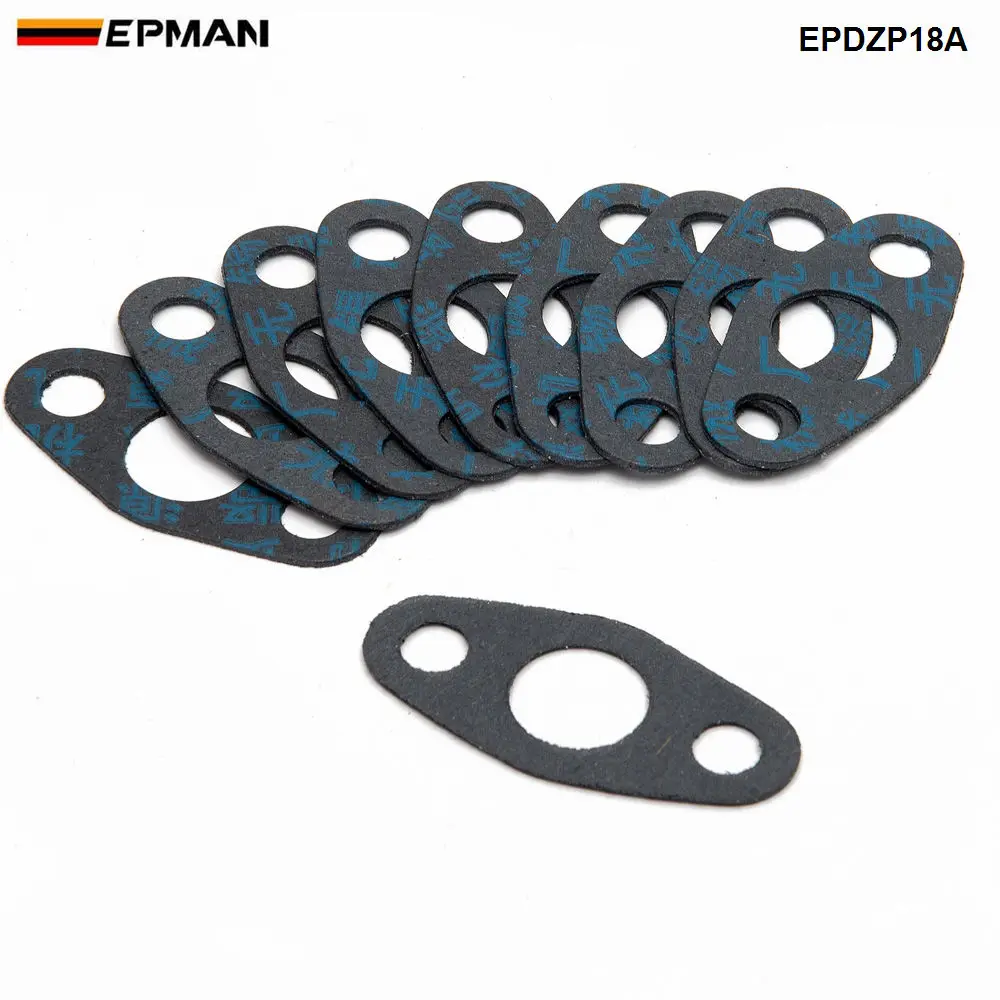 10pcs/lot Turbo T3 T4 Turbo Oil Drain Return Gasket EPZDP18A