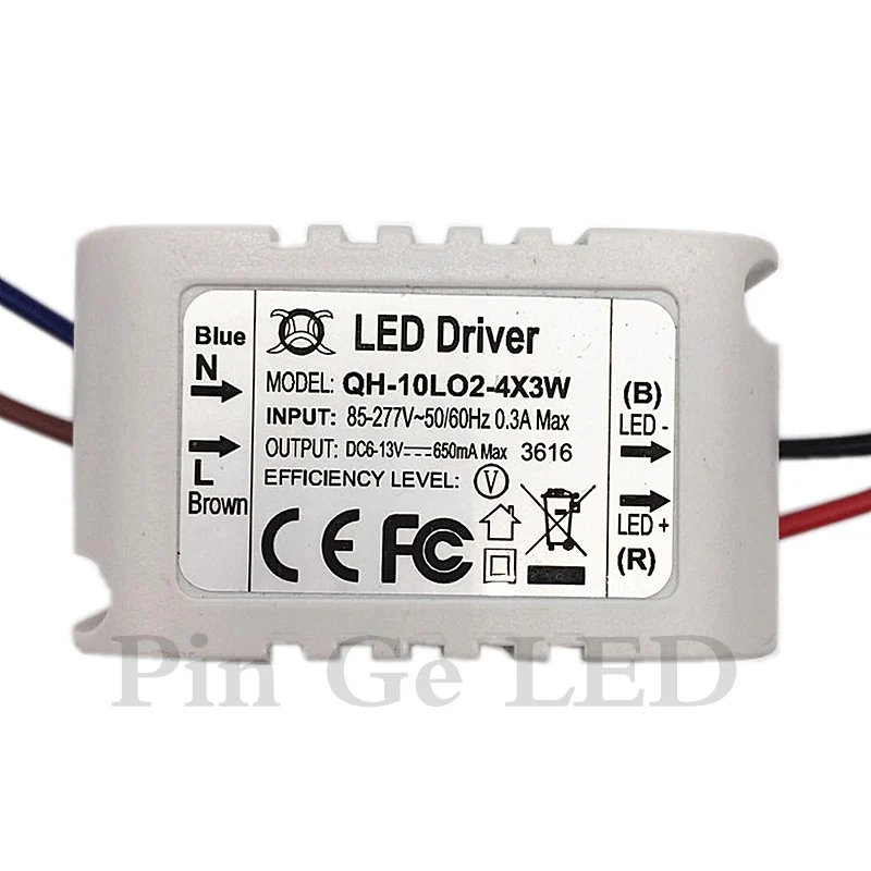 

10 Pieces Isolation 10W AC85-277V LED Driver 2-4x3W 600mA DC6-13V LED Power Supply Constant Current Ceiling Lamp Free Shipping