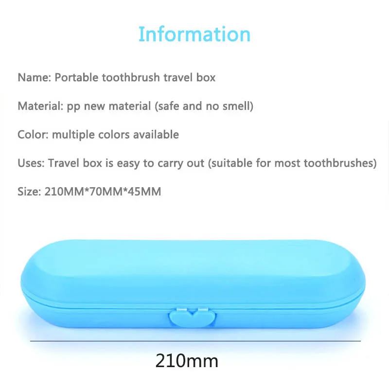 Anti-bacteria Toothbrushes Cover Box Toothbrush Storage Holder Plastic 1 PC Travel Accessories ToothBrush Case Portable