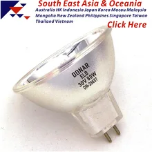 DONAR DN-29657 ELB 30 V 80 W 30V80W MR16 AV/фото галогеновая Лампочка 8 мм проектор фотографии увеличитель с лампой