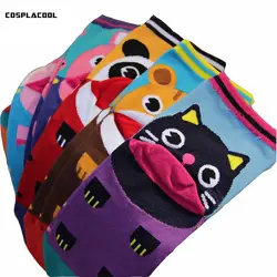 [COSPLACOOL] Японский harajukul Носки для девочек Для женщин/девочек мультфильм шаблон sokken Calcetines хлопковые носки теплые милые Новинка Носки для