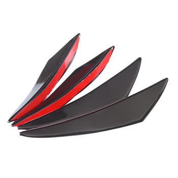 

4Pcs Universal Car Trim Front Bumper Splitters Body Spoiler Protectors M8617