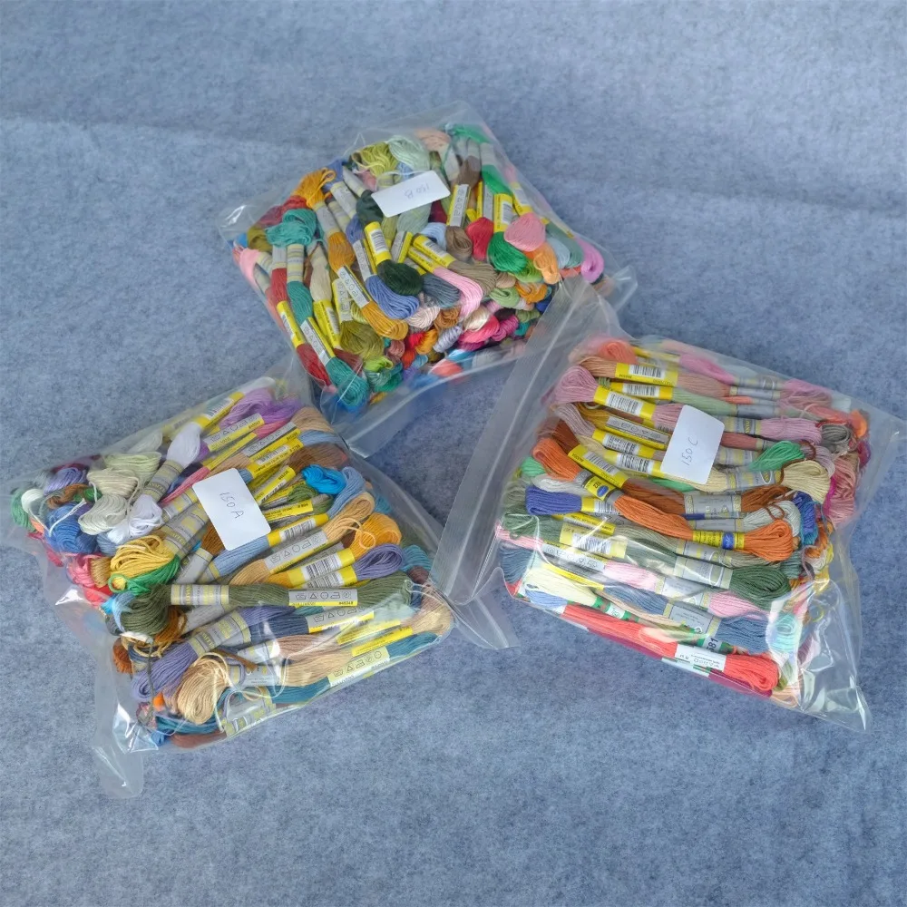 

Full Range 454 DMC Colors Cotton Floss Cross stitch Embroidery Thread 6 strands Double Mercerized Singed Egyptian long fibre