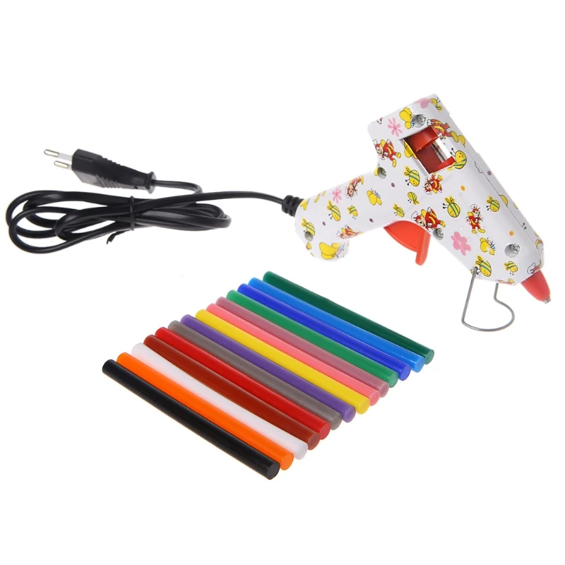 The best and New 5pcs Hot Melt Glue Stick Colorful 7x100mm Adhesive For DIY Craft Toy Repair