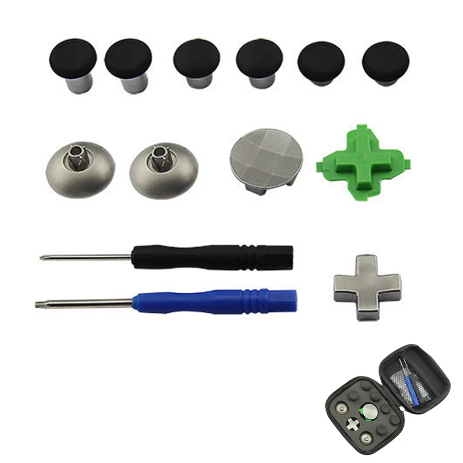 

Whole Set 11pcs Replacement Magnetic Buttons Thumbsticks for Sony PS4 For XBox One Elite Contrpller Joystick