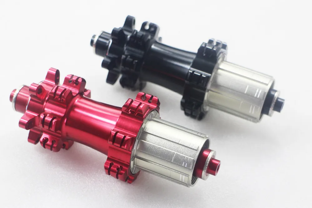 

28 holes MTB XC Powerway M32 disc straight pull rear hub PFH-M32 135mm qr black red 10s 11s or XX1 X01 XD 11speed mountain bike