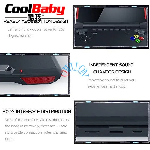 X18 Andriod портативная игровая консоль 5 дюймов 1280*720 экран MTK8163 четырехъядерный 2G RAM 16G