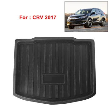 

X Autohaux PE+EVA foam plastic Black Rear Car Trunk Floor Boot Liner Cargo Mat Floor Tray Carpet Cover for CRV 2017 2018