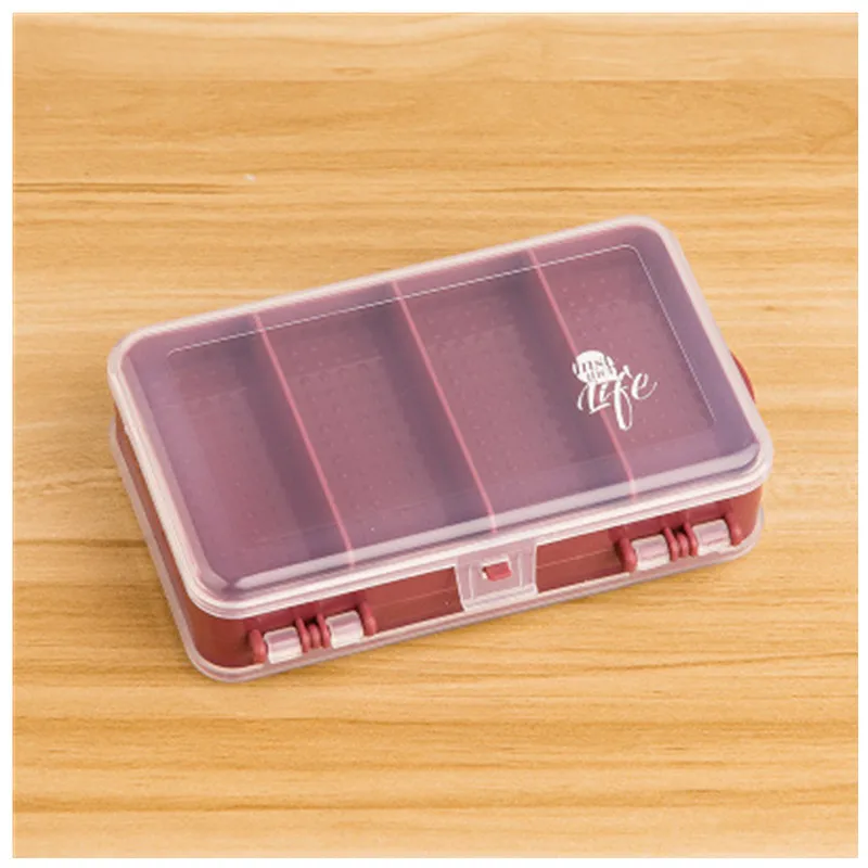 

2018 new mini medicine box with large capacity of 10 boxes per week medicine storage box divided into medicine box oral liquid