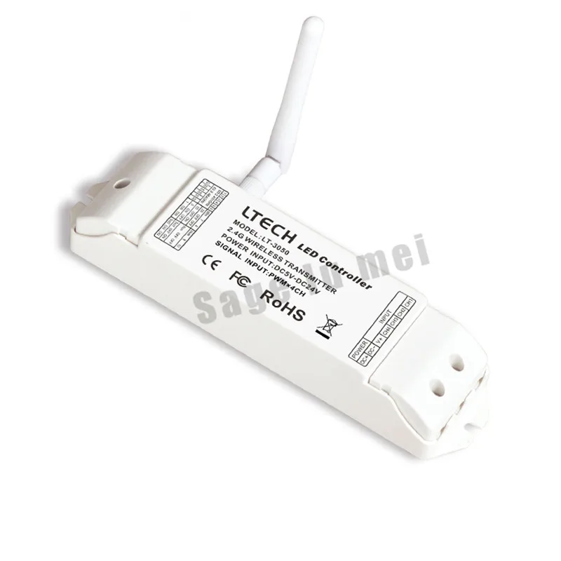 

LT-3050;2.4GHz wireless transmitters controller;DC5-24V/PWMx3CH signal input;Working frequency channel:2.4GHz ISM 64 channels