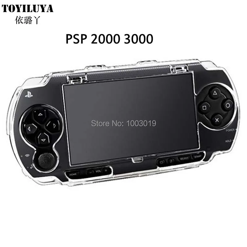 

Clear Protector Clear Snap-in Crystal Game Console Protect Case Travel Carry Hard Cover Case For Sony Playstation PSP 2000 3000