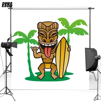

DAWNKNOW Primitive Man Vinyl Backdrops For Baby Cartoon Human Polyester Photography Background For Children Photo Studio G459
