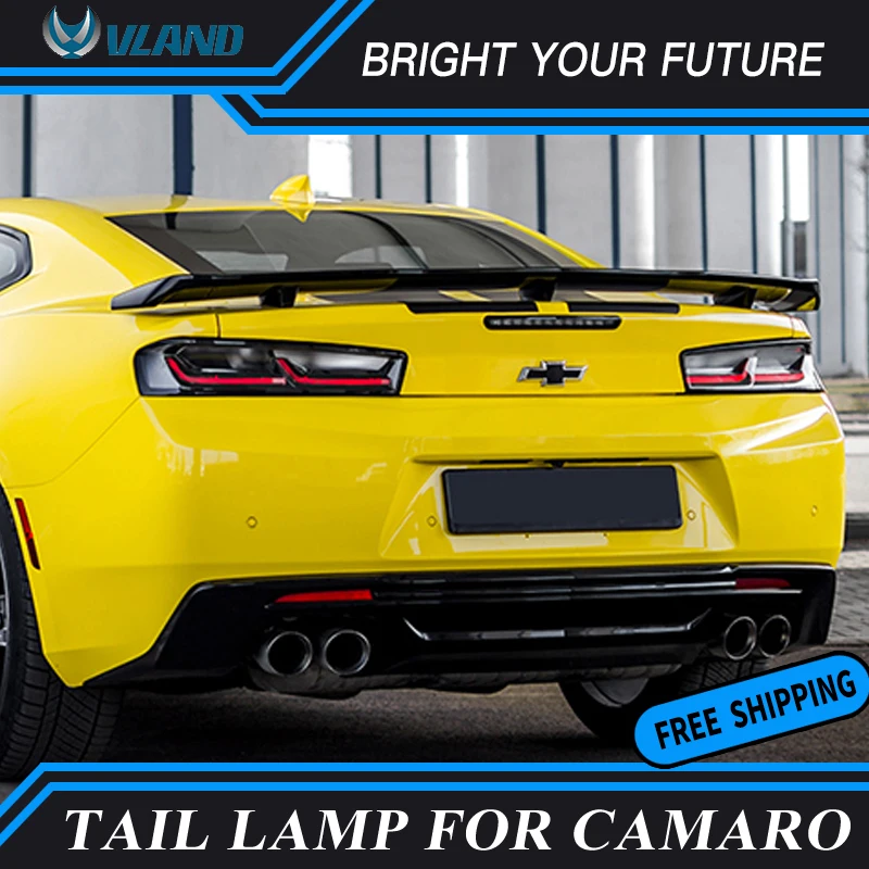 Автомобильный задний фонарь для Chevrolet Camaro задние фонари 2015 2018 ss поворотник с