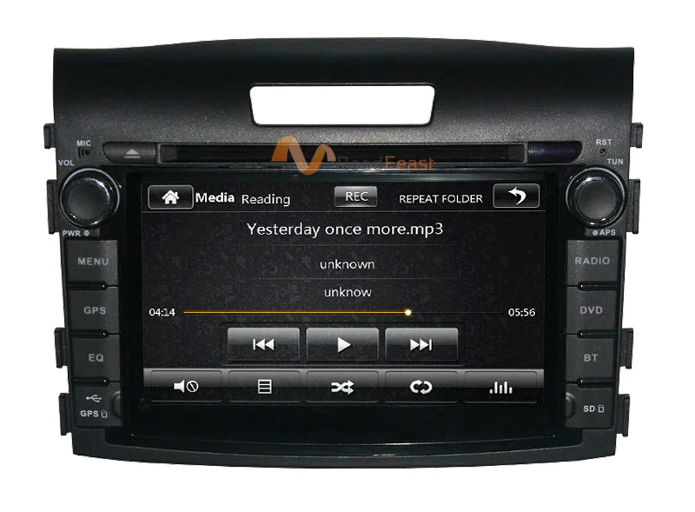 RoadRision Автомобильная dvd-магнитола gps автомобильный dvd-плеер мультимедийная навигация для Honda CRV 2012- с Bluetooth, IPOD Canbus