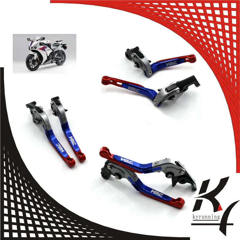 

With logo"HRC" Folding Extendable For HONDA CBR600RR CBR1000RR/FIREBLADE/SP CBR 600RR 1000RR CNC Motorcycle Brake Clutch Levers