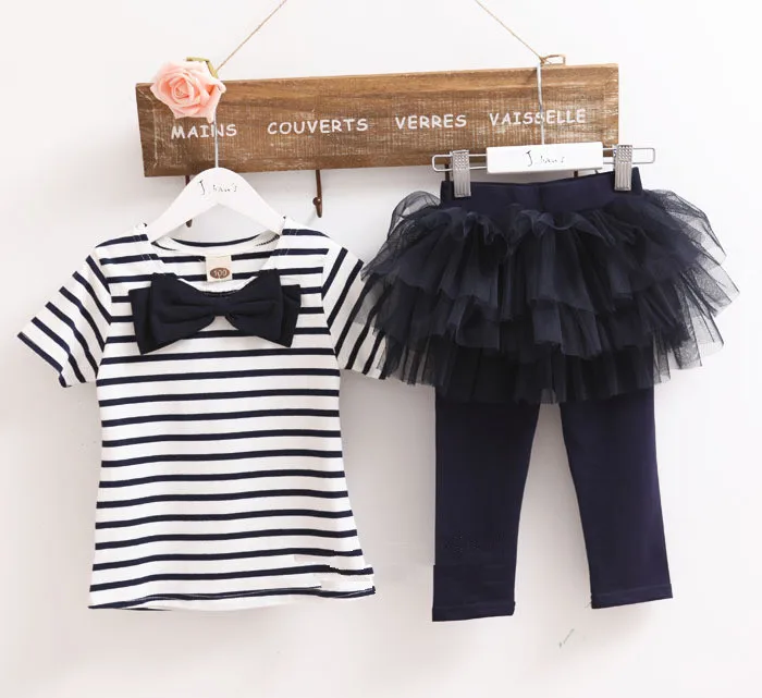Детский летний костюм MESOLO футболка с коротким рукавом и штаны|kids set|children clothingchildren