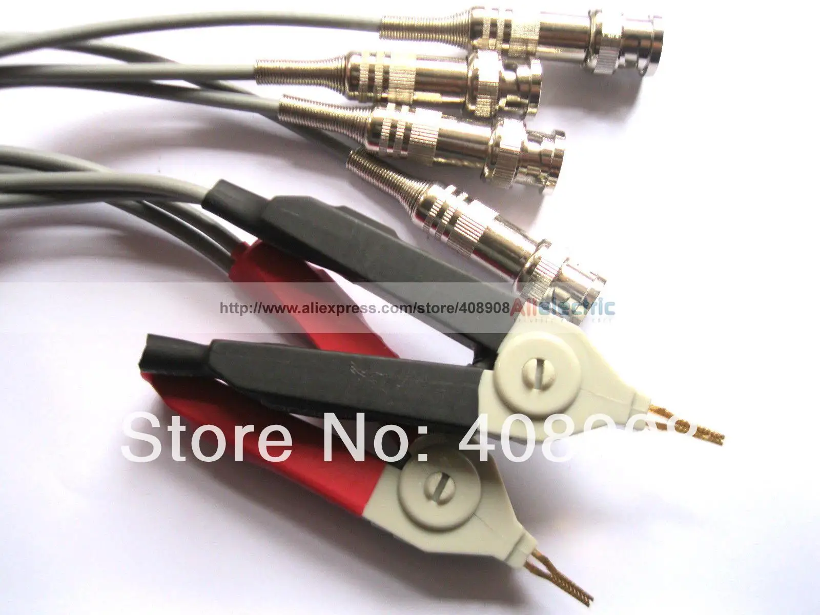 

1 Sets 4pcs DC Low Resistance Test Clip Probe 5pin XLR Plug