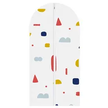 Домашняя одежда подвесной карман цветочный пылезащитный чехол для одежды пылезащитный мешок для пыли висячий шкаф комплект