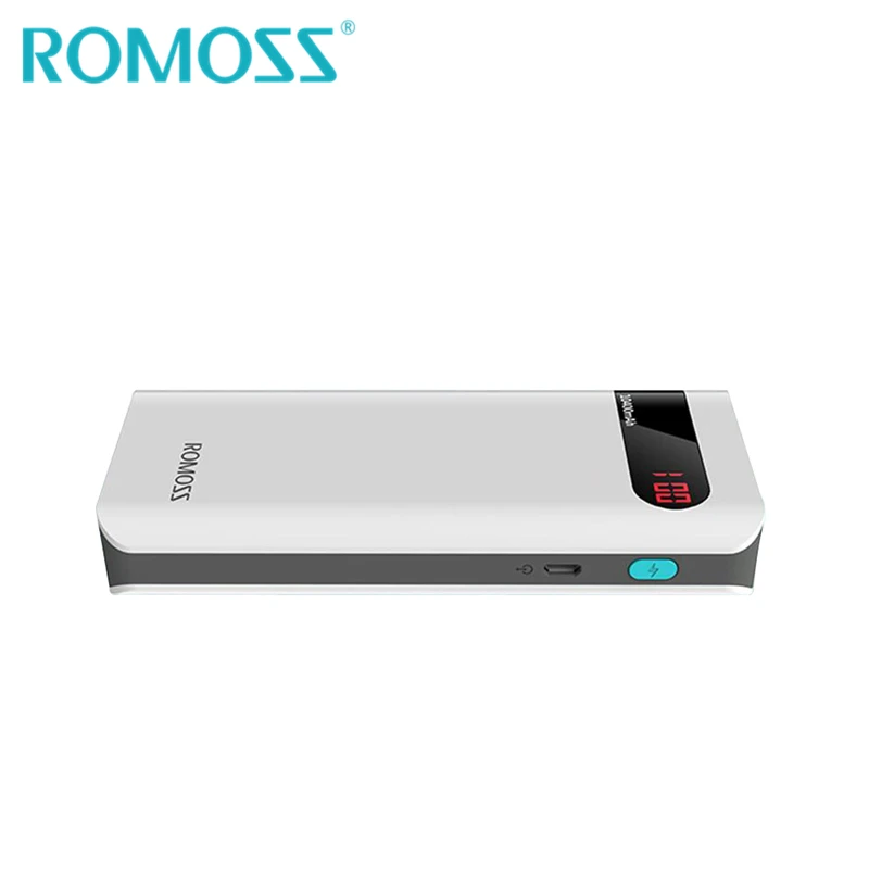 ROMOSS Sense4P Мощность банк 10000 мАч 18650 Мощность внешний аккумулятор запасного Мощность Зарядное устройство внешний телефон Батарея пакет для iPhone 8/8 Plus/х samsung