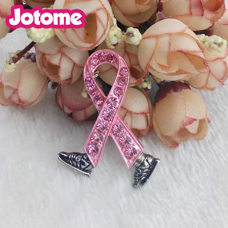 Rhinestone rosa Tobillera Ajustable Variedad De Estilos Concientización del cáncer Tobillera
