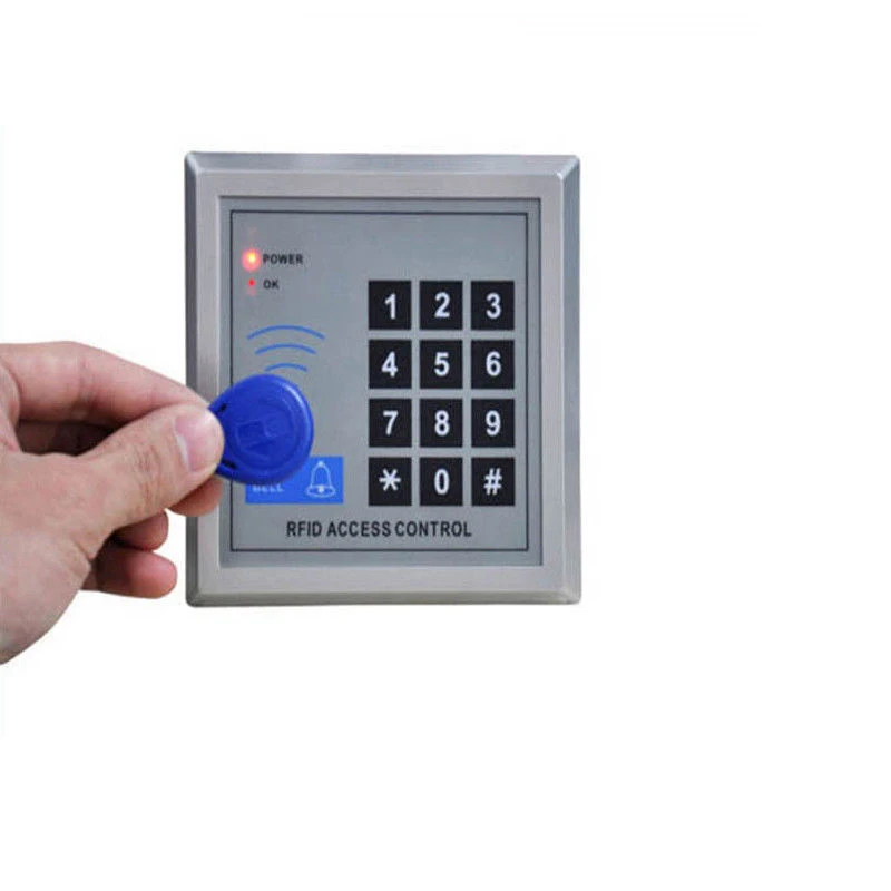 

Wireless Single Access Controller Electric Entry RFID Access Control System with 5 Keyfobs or 5pcs rfid cards as free gift