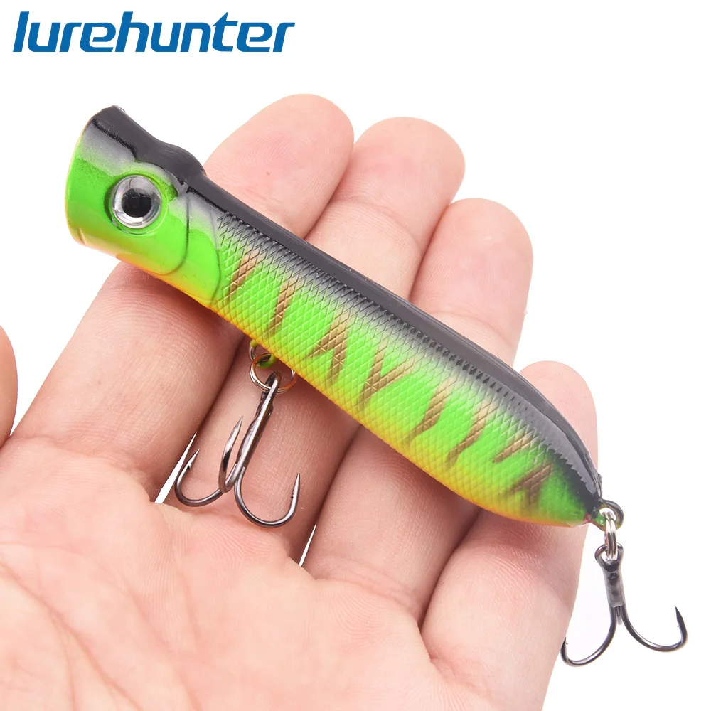 1 шт. 8 мм/10 г 6 # крючки искусственная приманка Pesca Peche Рыболовная Снасть Top Water Popper со