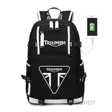 WISHOT triumph Многофункциональный рюкзак с зарядкой через USB для подростков мужчин wo мужские школьные сумки для студентов дорожные сумки