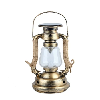 

Vintage LED Solar Garden Light Candlestick Waterproof Flameless Candle Outdoor Lighting Hanging Smokeless Solar Lantern Pathway