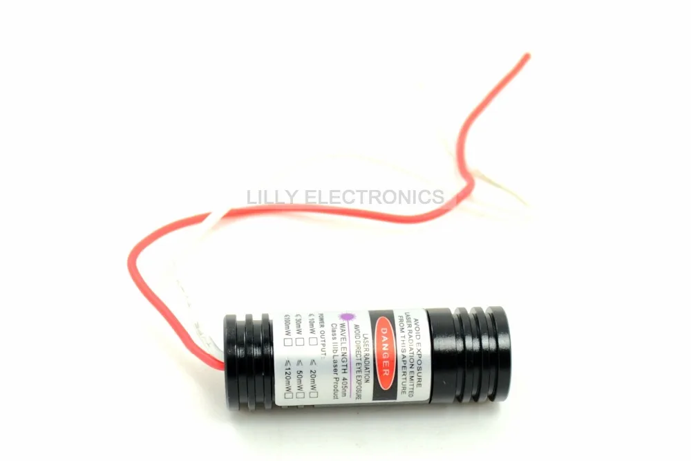 

100mW 405nm Focusable Adjustable Violet/Blue Laser DOT Module