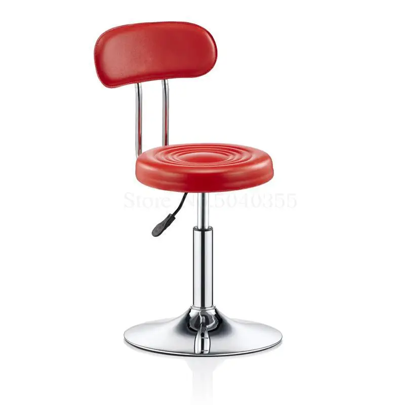 Bar stool bar chair rotating lift back home high stool round stool fashion creative beauty stool swivel chair - Цвет: unit cm  11