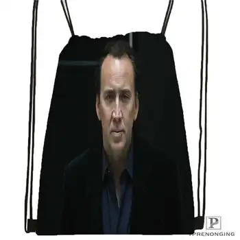 

Custom Nicolas_Cage Drawstring Backpack Bag Cute Daypack Kids Satchel (Black Back) 31x40cm#180611-01-33