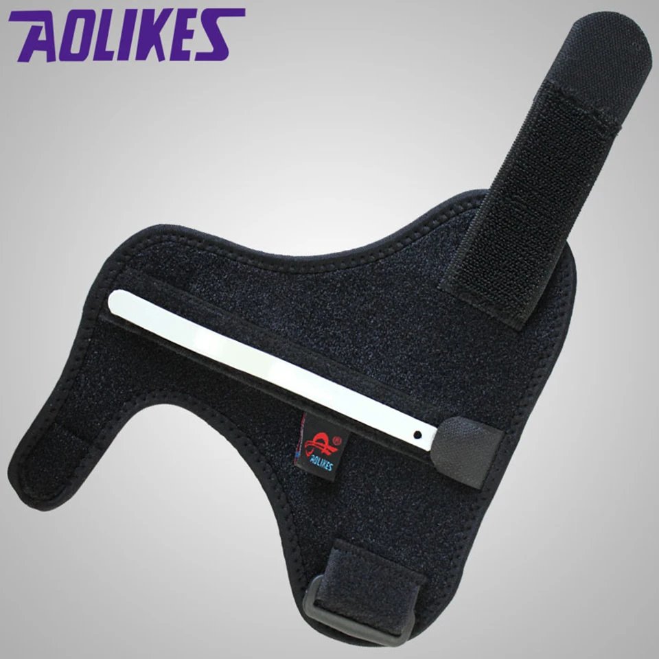 AOLIKES 1PCS Elastic Thumb Wristband Spring Steel Wrap Hand Palm Wrist Brace Right or Left Hand Support Corrector Bandage