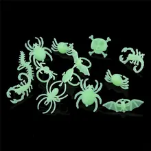 14 шт. Животный дизайн крутая вечеринка на Хэллоуин Высокое качество аксессуары игрушки светящееся кольцо в форме насекомого светящаяся в темноте игрушка