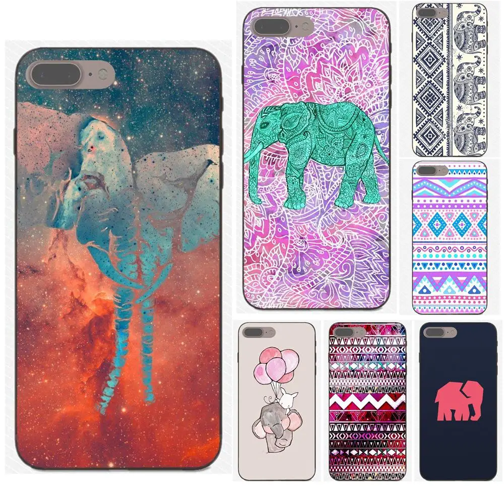 

Soft Protective Skin For Xiaomi Mi Mix Max Note 2 2S 3 5X 6 8 SE A1 Play F1 Cute Aztec Elephant