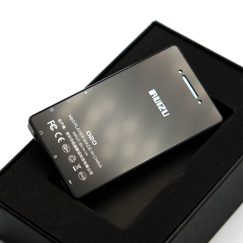 Новый MP3 плеер RUIZU D20 с сенсорным экраном 8 ГБ музыкальный поддержкой fm радио