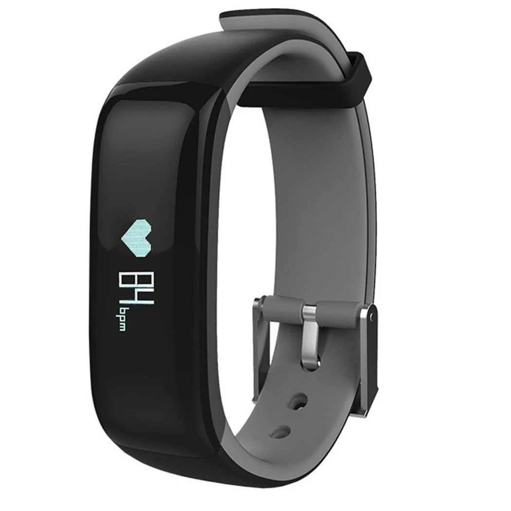 P1 Bluetooth Smart часы браслет группа крови Давление монитор сердечного ритма IP67