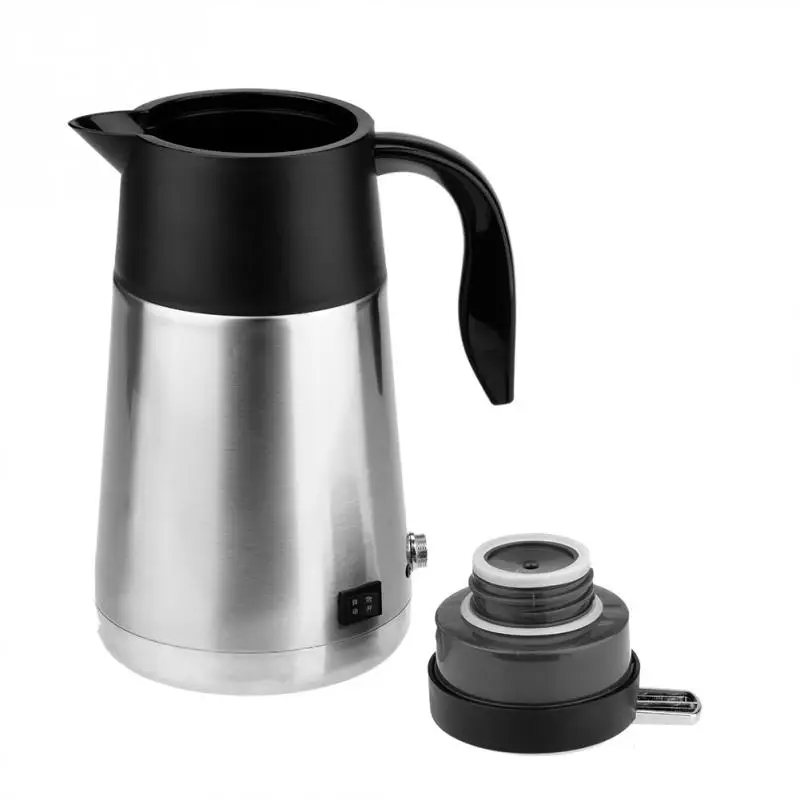 Car Kettle Car Heating Travel Cup for Boiling Water, Eggs, Coffee, Tea  Water Heating Cup Car Water Boiler for Truck Self Driving Tour 750ml 12V  100W