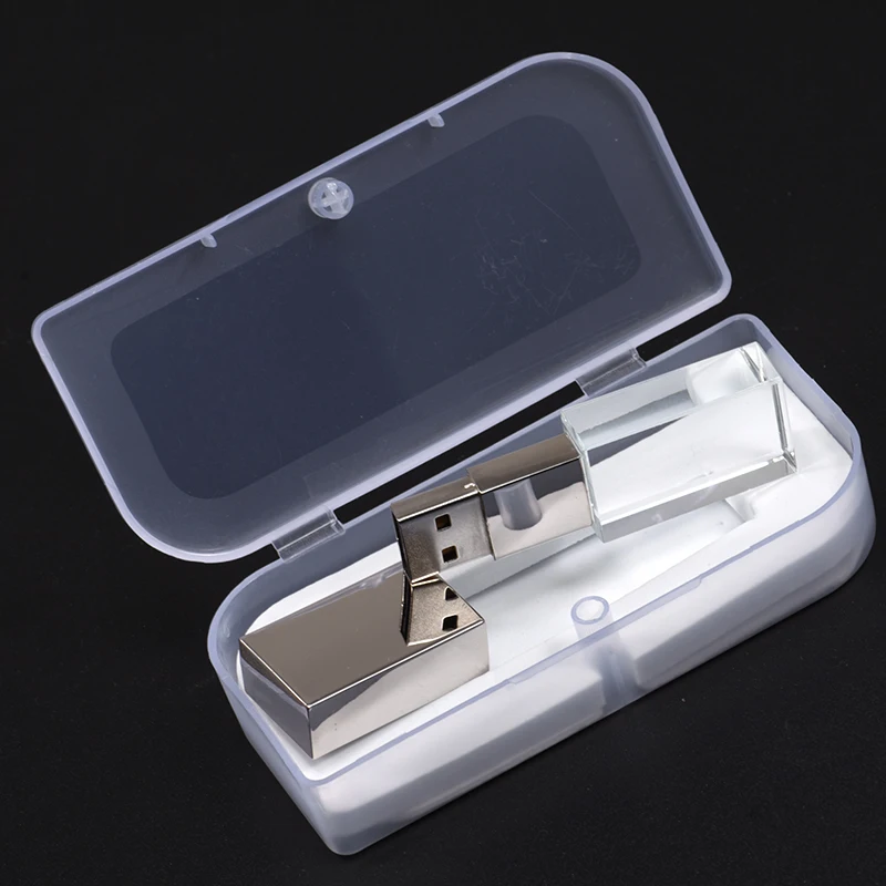 SHANDIAN Кристальный USB флэш-накопитель логотип cle USB 2,0 4 gb 16 Гб, 32 ГБ, 64 ГБ свадебный подарок флешки(за 10 шт логотип
