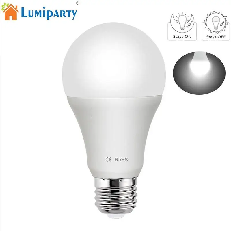 LumiParty 85 265 в E27 светодиодная лампа с датчиком автоматическая От заката до рассвета