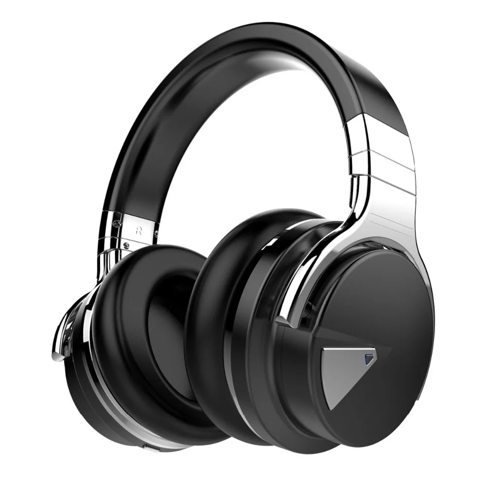 

2019 Bluetooth Headphone Over Ear HiFi Wireless Headset Earphones for Phones Active Noise Cancelling Headphones with Mic