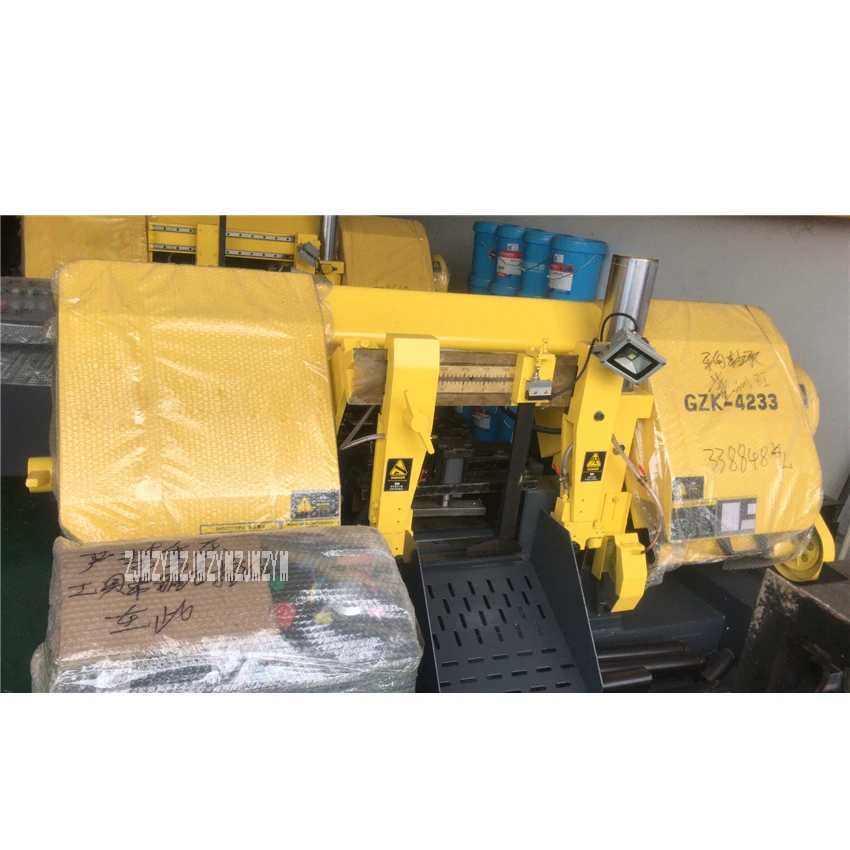 GZK-4233 Automatic Horizontal Band Sawing Machine Professional Band Saw Machine Metal Cutting Saw Machinery 220V/380V 50Hz 4KW